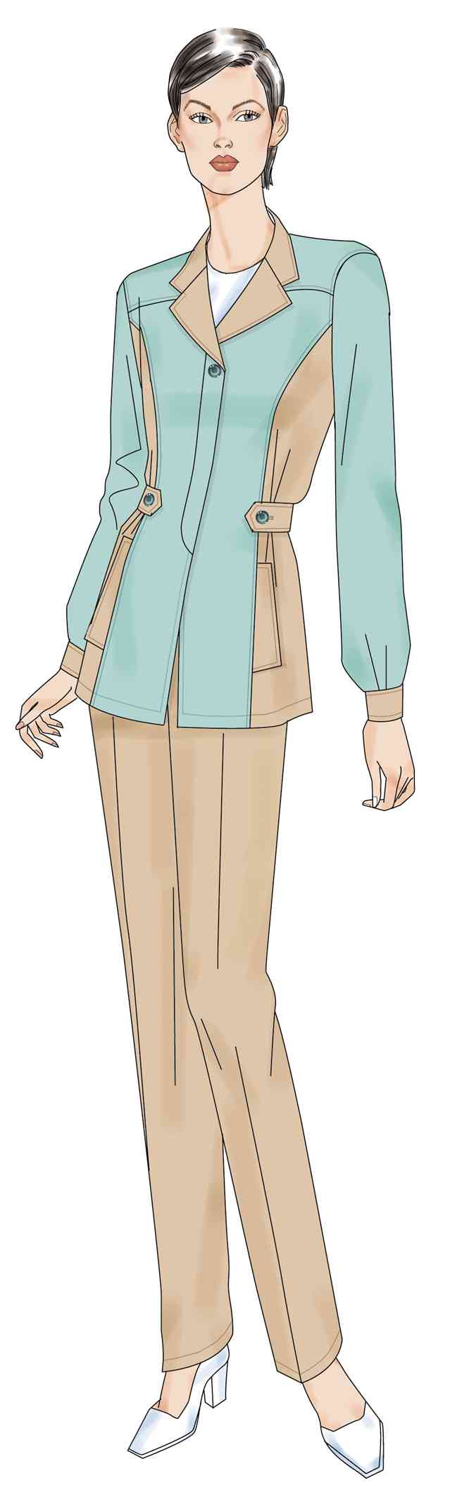 （石家莊防靜電工作服定做報價）酷迪服飾