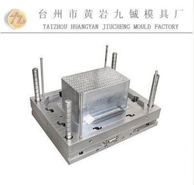 大量供應熱流道模具開模 塑料周轉箱模具 臺州 模具壽命長歐美工藝 價格公道
