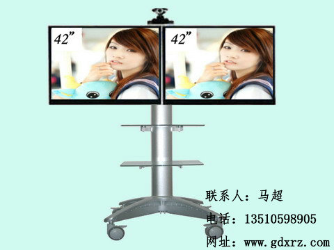 2米高電視機(jī)落地架，顯示屏移動(dòng)車，電視移動(dòng)支架，LCD電視移動(dòng)支架廣東仙人掌視訊