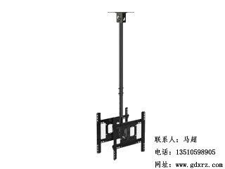 吊掛式 LED電視支架,等離子電視吊架,吊頂式電視支架,吊頂式電視機雙屏吊架廣東仙人掌視訊