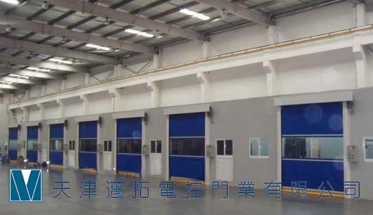 工業(yè)快速門、滑升門邁拓天津人車分流雷達卷簾門，地磁工業(yè)卷簾門天津自動感應(yīng)門，自動門