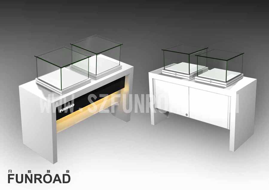 供應鐘表展示柜設計與制作，廣東鐘表展柜廠家