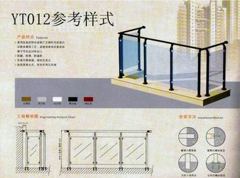 供應豪華型陽臺欄桿|鋼化玻璃陽臺欄桿|別墅陽臺欄桿