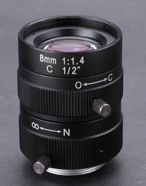 監(jiān)控廠家  1/2”三百萬(wàn)像素鏡頭 工業(yè)鏡頭 12mm SE1214H 高清鏡頭