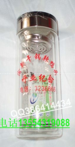 湖北定做雙層玻璃保溫杯，湖北批發(fā)雙層玻璃保溫杯