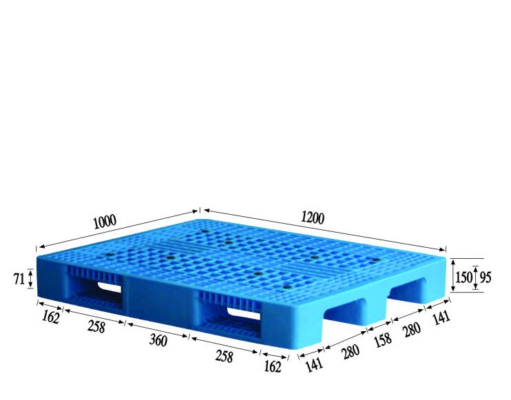 塑膠托盤，塑膠棧板，藍(lán)色托盤，塑料防潮板