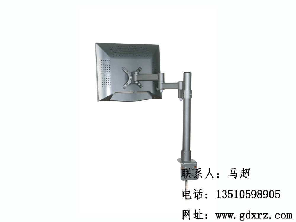 定制顯示器雙屏支架，雙顯示器固定架，桌面顯示器掛架廣東仙人掌視訊