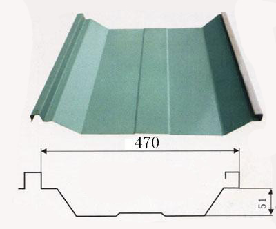 470型角馳彩鋼板角馳、角馳470型彩鋼板，上海騰威彩鋼公司