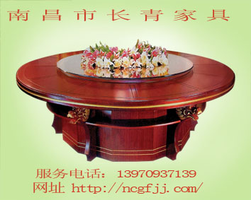 大量供應(yīng)江西實(shí)木雕花電動(dòng)餐桌，電磁爐電動(dòng)餐桌價(jià)格