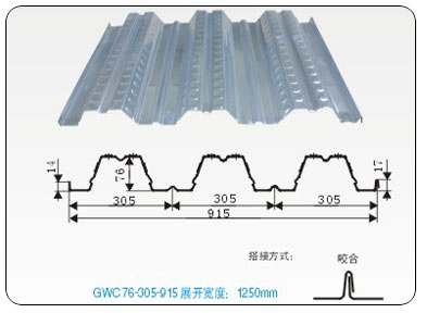 962型彩鋼板，962型彩鋼瓦，上海騰威彩鋼公司  