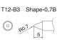 發(fā)售/白光HAKKO烙鐵頭/T12-B3