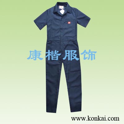 连体工作服批发渠道信息 蓝色连帽连体工作服workwear