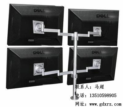 桌面式萬向旋轉(zhuǎn)顯示器支架/19寸顯示器掛架/活動型顯示器掛架