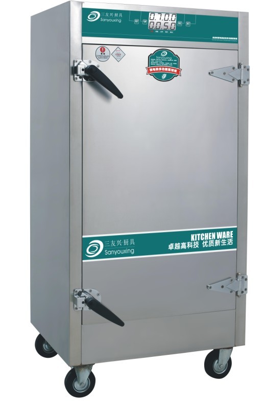 長(zhǎng)期供應(yīng)SY-BA-10P豪華電汽兩用蒸飯柜/蒸飯車(chē)