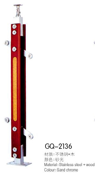供應(yīng)304不銹鋼夾木立柱