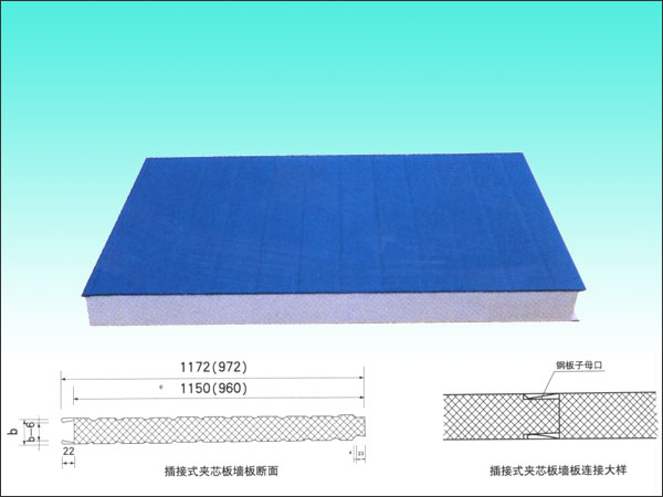 專業(yè)定做彩鋼夾芯板彩鋼壓型瓦上海廠商15021175097