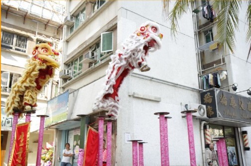 廣州舞龍隊，廣州醒獅隊