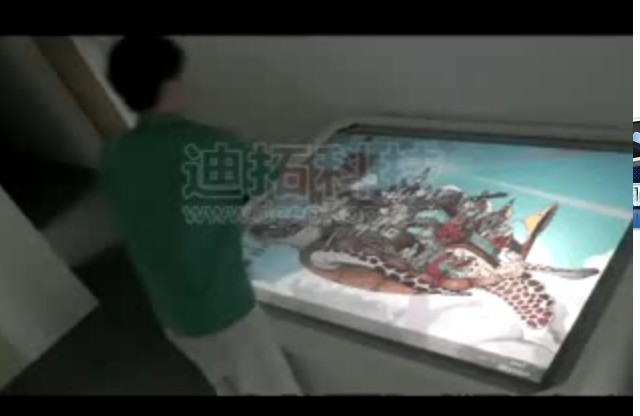 廣州市迪拓科技 供應墻面互動系統 亦幻亦真體驗式