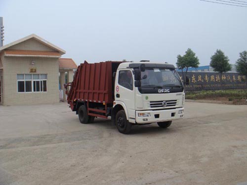 湖北專用特種汽車東風(fēng)垃圾車廠家現(xiàn)貨直銷  壓縮式垃圾車 中型垃圾車 免購(gòu)置稅