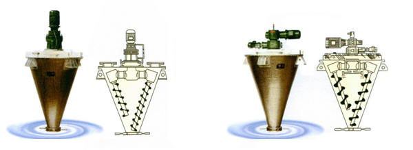 甘肅雙螺旋錐形混合機(jī),山東萊州金輝機(jī)械干粉混合機(jī)