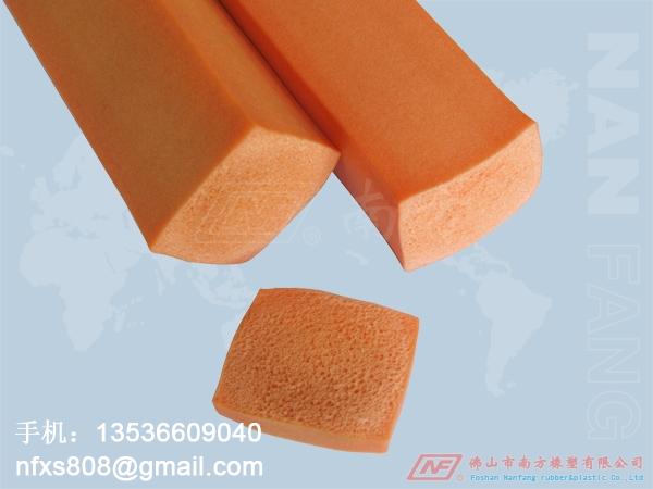 供應 佛山 環保硅膠發泡密封條 方形