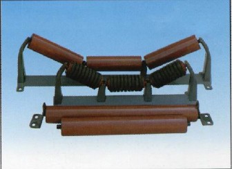 專業生產銷售橡膠托輥組,緩沖托輥組，錐型托輥組，免檢產品
