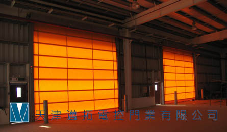 自動感應(yīng)門邁拓門業(yè)供應(yīng)天津工業(yè)堆積背帶式快速門,地庫快速門，工業(yè)超大門工業(yè)提升門