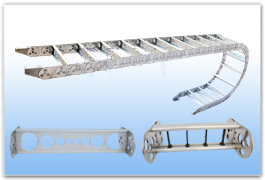 長期供應(yīng)各種型號電纜拖鏈，山東華意機床附件公司