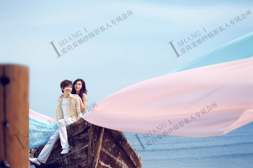 秦皇島沙灘海景婚紗攝影|蜜月婚紗攝影|另類婚紗攝影