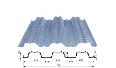 YX51-240-720樓承板鍍鋅壓型鋼板 瓦楞板