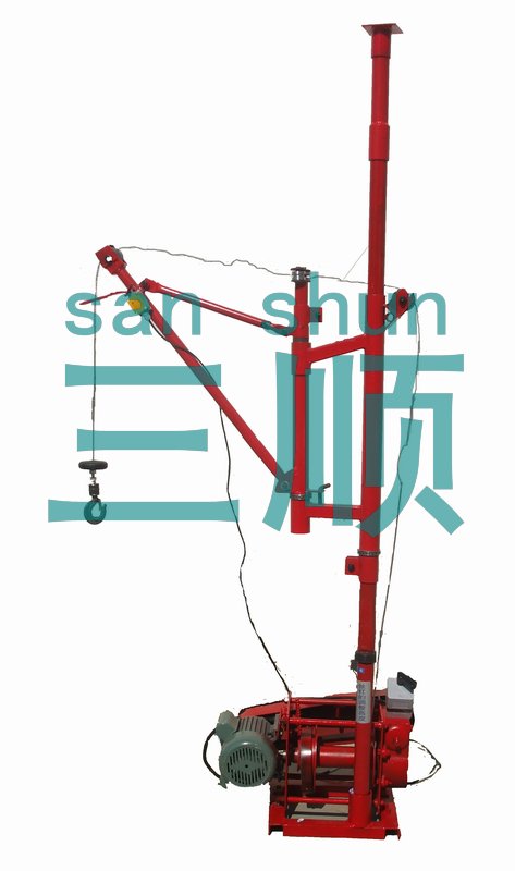 煙臺(tái)市澳普起重工具  供應(yīng)春之雨室外建筑吊運(yùn)機(jī)\春之雨雙柱旋臂式小吊機(jī)