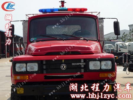 140尖頭雙排座水罐消防車原始圖片2