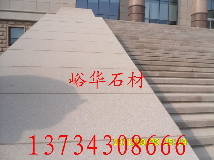 峪華石材路側石，五蓮紅路邊石，五蓮紅路沿石，五蓮紅火燒面干掛