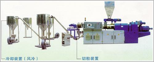 供應高品質(zhì)預團粒擠出回收造粒機組，大型塑料機械制造商