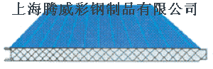 供應彩鋼隔熱夾芯板  彩鋼夾心板上海生產廠家