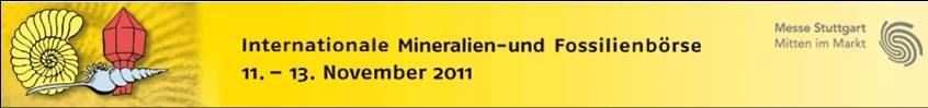 2011斯圖加特礦物質及化石交易會Internationale Mineralien- und Fossilienb?rse