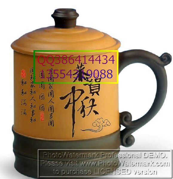 紫砂保溫杯刻字，紫砂保溫杯刻廣告，紫砂保溫杯刻logo