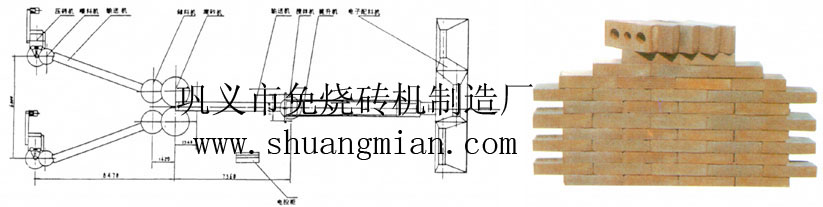 襄樊免燒磚機(jī)，灰砂蒸壓磚設(shè)備|襄樊蒸養(yǎng)磚生產(chǎn)線現(xiàn)場(chǎng)