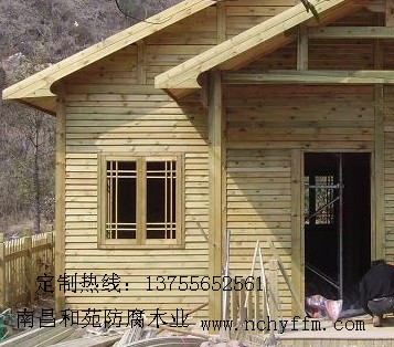 江西防腐木撫州木屋現場報價，江西木屋安裝，江西防腐木木屋公司防腐木