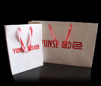 白牛皮紙手提袋，牛皮紙袋公司，河北雄縣牛皮袋廠家