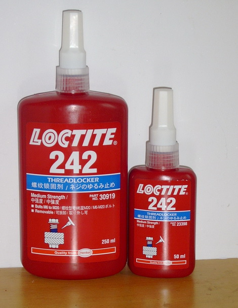 Loctite242,樂泰242鏍絲膠,漢高樂泰242膠水 50ml/支