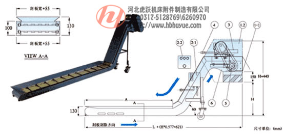 名優(yōu)企業(yè)供應鏈板式鏈板--螺旋排屑機-河北虎躍