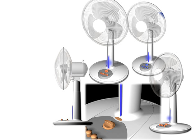 产品外观设计|品牌小家电/风扇/空调/炸汁机|电子产品类设计