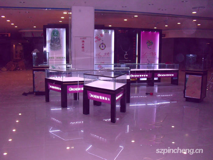 化妝品展柜設(shè)計(jì)，飾品展柜批發(fā)，展柜， 清遠(yuǎn)飾品展示柜