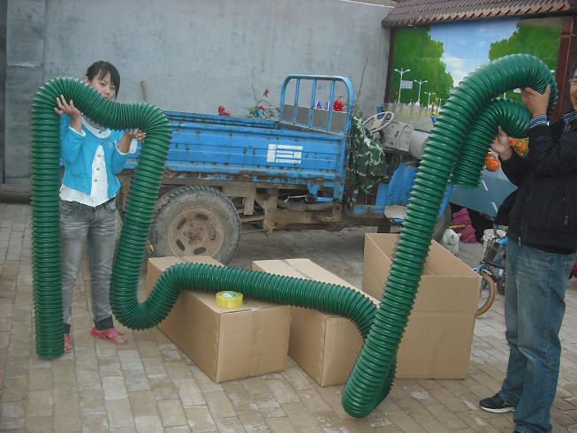 德瑪出品耐強(qiáng)酸優(yōu)質(zhì)型伸縮管，雙層防裂耐高溫伸縮風(fēng)管，防靜電通風(fēng)管必屬精品