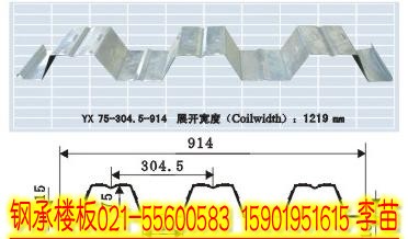 開口樓承板，全閉口型樓承板，15901951615