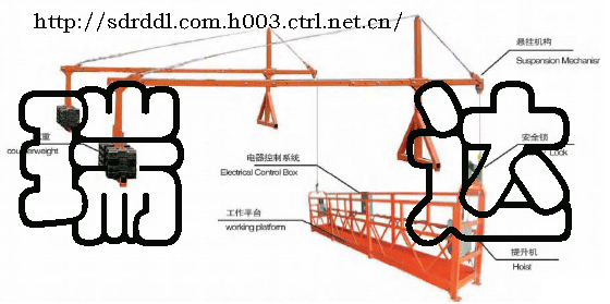 直銷腳蹬吊籃/高處作業吊籃/寧津瑞達機械有限公司