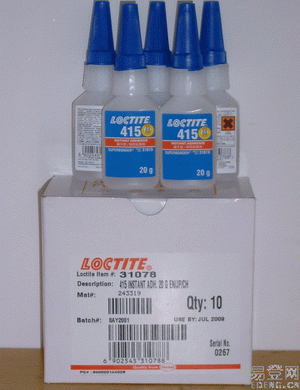 LOCTITE414,美國(guó)樂(lè)泰有限公司,漢高樂(lè)泰414快干膠水 