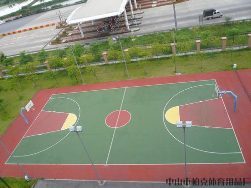 東莞丙稀酸籃球場|，深圳籃球場設計，珠海籃球場地，中山柏克體育專業籃球場施工