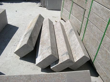 五蓮花路沿石，路側(cè)石直銷，花崗巖道牙石，
